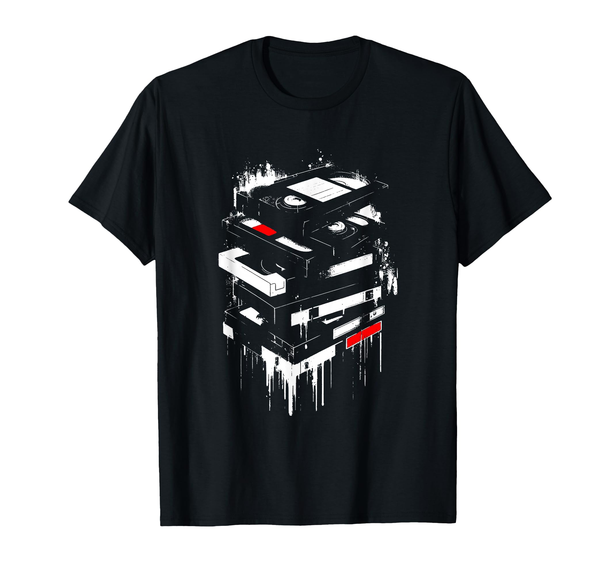 Vhs Tapes 70S 80S 90S Cassette Lover T-Shirt - Graphic Print Men Women - T-Shirt, Sweatshirt, Hoodie