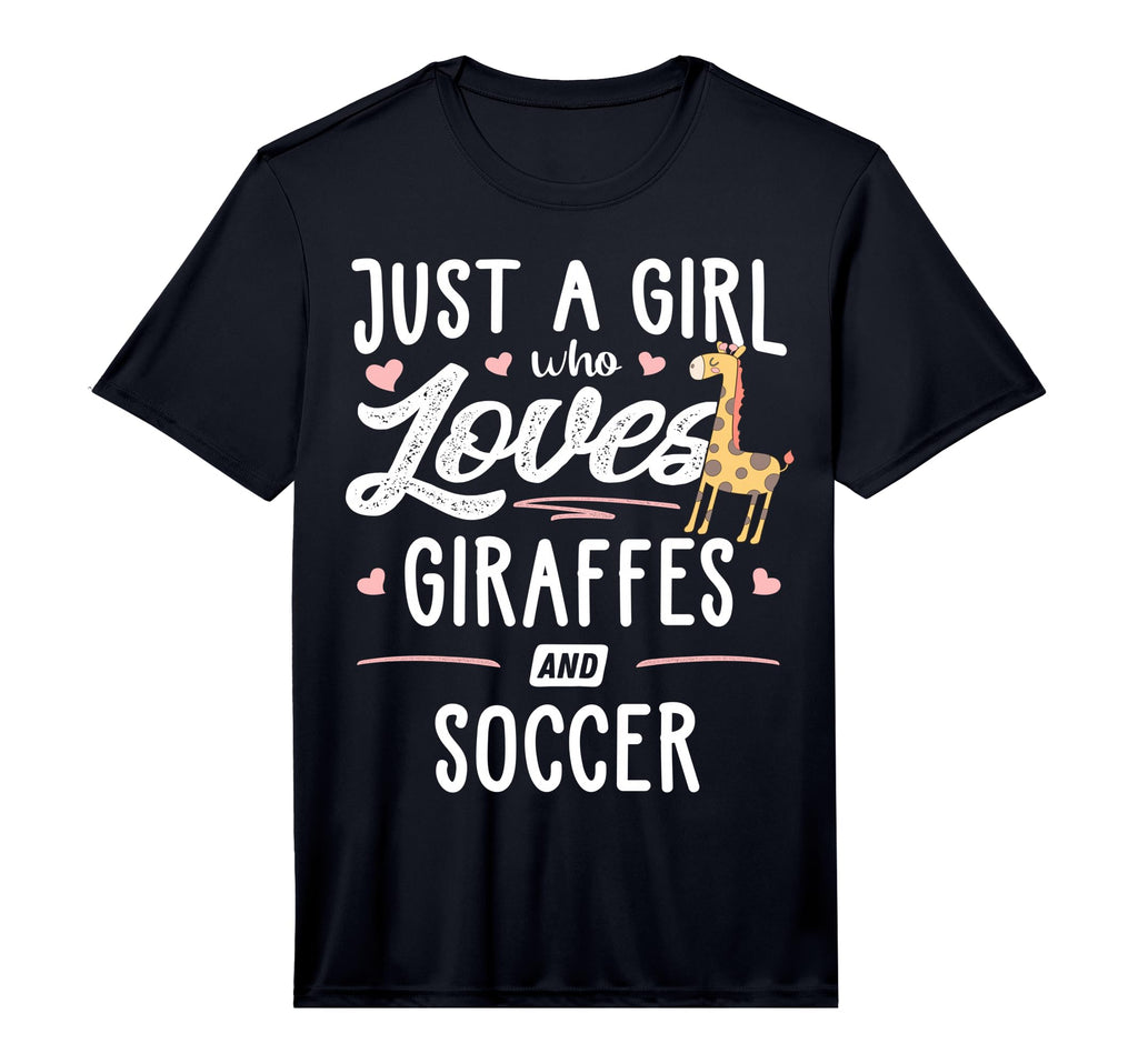 Just Who Loves Giraffes And Soccer T-Shirt - Streetwear Style for Adults - T-Shirt, Sweatshirt, Hoodie