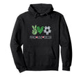 Peace Sign Love Soccer Ball Fan Soccer Mom Hoodie - Trendy Graphic Unisex - T-Shirt, Sweatshirt, Hoodie