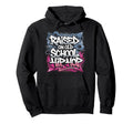 Raised Old School Hip Hop Cassette Hoodie - Aesthetic Graphic Unisex - T-Shirt, Sweatshirt, Hoodie