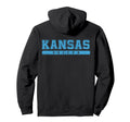 Kansas Soccer Sky Blue Text Hoodie - Custom Art Print Men Women - T-Shirt, Sweatshirt, Hoodie
