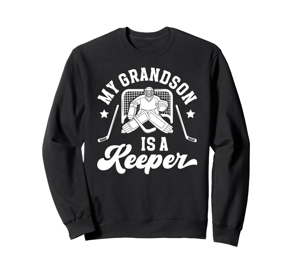 Proud Hockey Keeper Pop Pop Ice Sweatshirt - Fun Novelty Design for Adults - T-Shirt, Sweatshirt, Hoodie