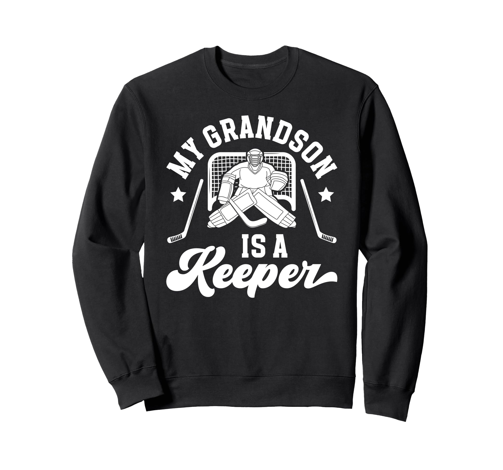 Proud Hockey Keeper Pop Pop Ice Sweatshirt - Fun Novelty Design for Adults - T-Shirt, Sweatshirt, Hoodie