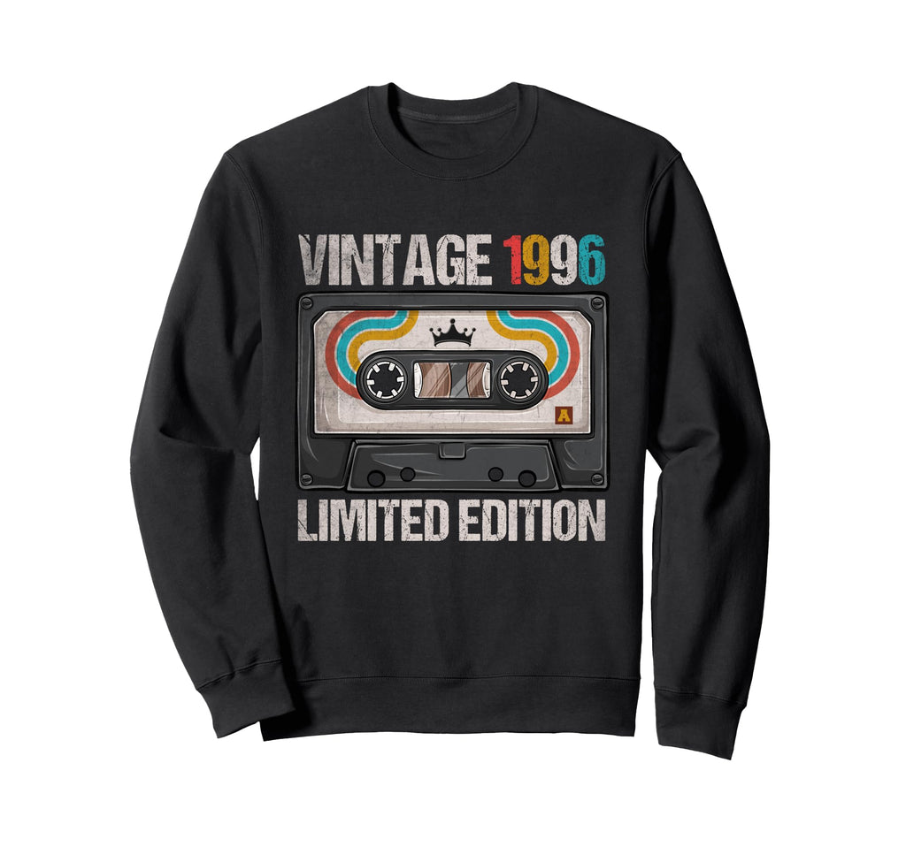 1996 Funny 30Th Birthday Cassette Sweatshirt - Unique Graphic for Adults - T-Shirt, Sweatshirt, Hoodie