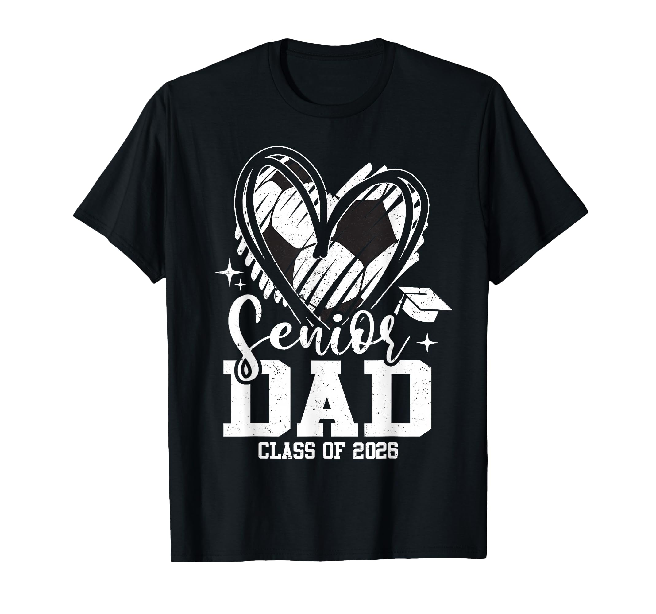 Senior Dad Class 2026 Soccer T-Shirt - Minimalist Print for Adults - T-Shirt, Sweatshirt, Hoodie