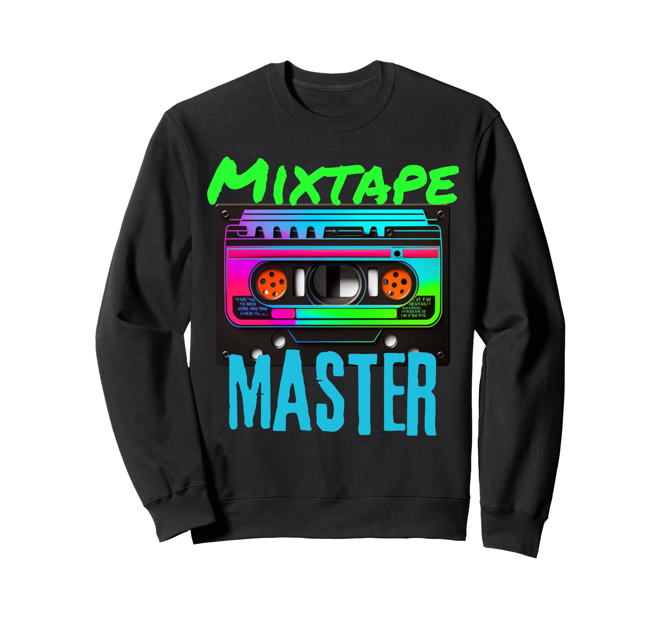 Mixtape Master 80S Vaporwave Sweatshirt - Streetwear Style for Adults - T-Shirt, Sweatshirt, Hoodie