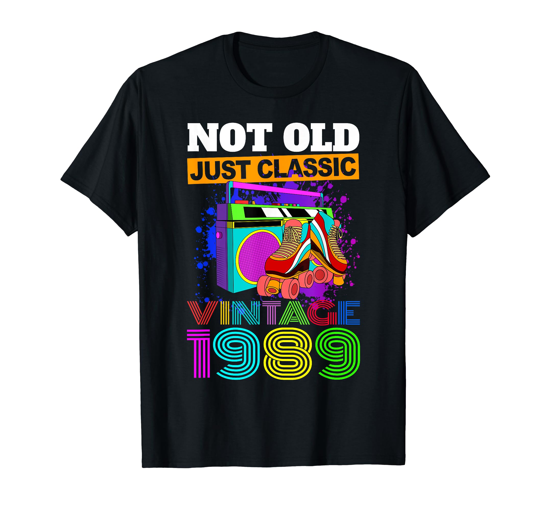 Rollerskates 1989 Roller Disco Skating T-Shirt - Minimalist Print Unisex - T-Shirt, Sweatshirt, Hoodie