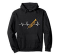 Trumpet Player Heartbeat Ekg Gift Hoodie - Aesthetic Graphic for Adults - T-Shirt, Sweatshirt, Hoodie