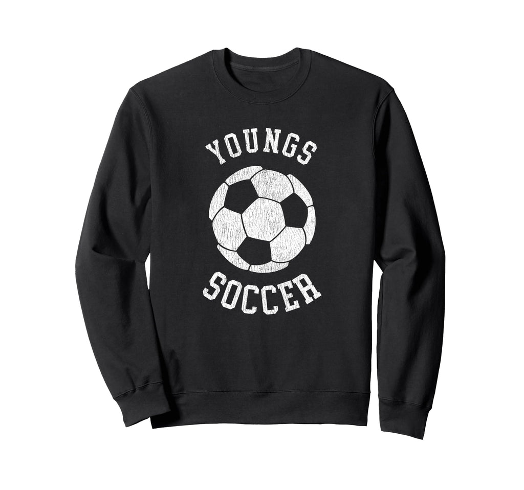 Youngs Soccer Distressed 90S Sweatshirt - Custom Art Print for Adults - T-Shirt, Sweatshirt, Hoodie