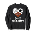 Ball Grammy Heart Funny Volleyball Sweatshirt - Aesthetic Graphic Unisex - T-Shirt, Sweatshirt, Hoodie
