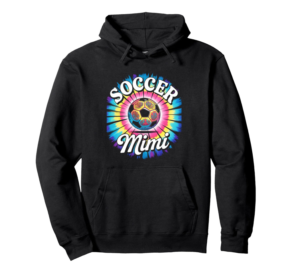 Soccer Mimi Grandma Tie Dye Hoodie - Novelty Apparel Unisex - T-Shirt, Sweatshirt, Hoodie