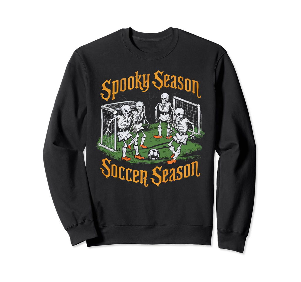 Soccer Halloween Spooky Goalkeeper Sweatshirt - Trendy Graphic Men Women - T-Shirt, Sweatshirt, Hoodie