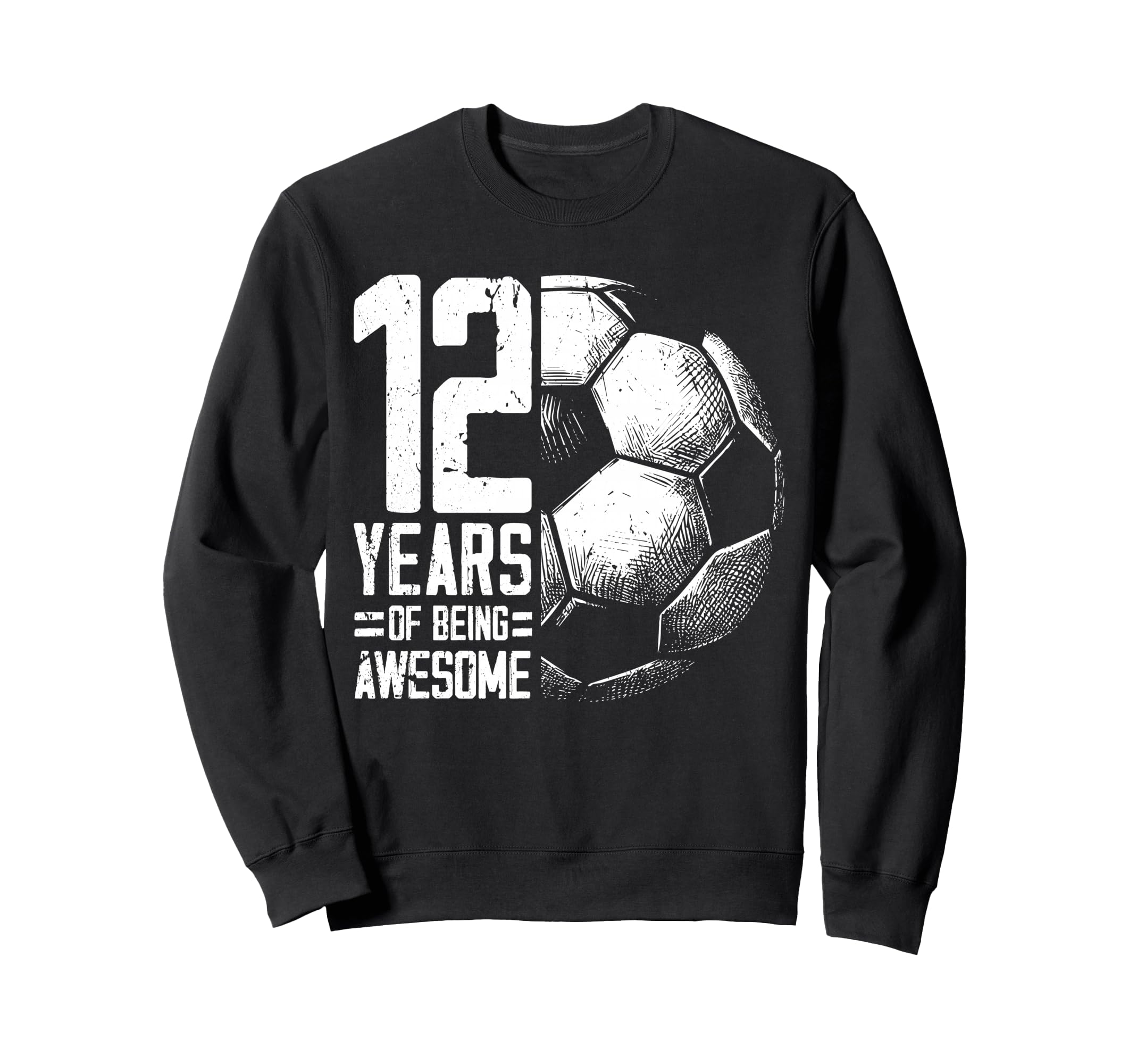 12Th Birthday Soccer Player Sweatshirt - Custom Art Print Men Women - T-Shirt, Sweatshirt, Hoodie