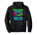 Mixtape Master 80S Vaporwave Cassette Hoodie - Graphic Print for Adults - T-Shirt, Sweatshirt, Hoodie