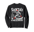 Santas Star Striker Funny Soccer Sweatshirt - Minimalist Print Unisex - T-Shirt, Sweatshirt, Hoodie