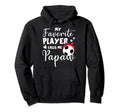 My Favorite Player Calls Me Papaw Hoodie - Casual Everyday Wear for Adults - T-Shirt, Sweatshirt, Hoodie