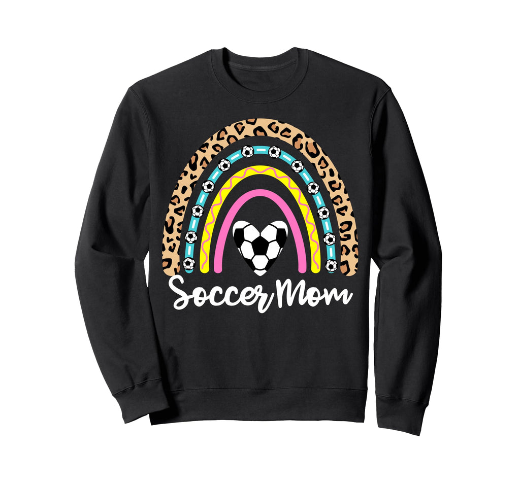 Soccer Mom Boho Rainbow Funny Sweatshirt - Custom Art Print Men Women - T-Shirt, Sweatshirt, Hoodie