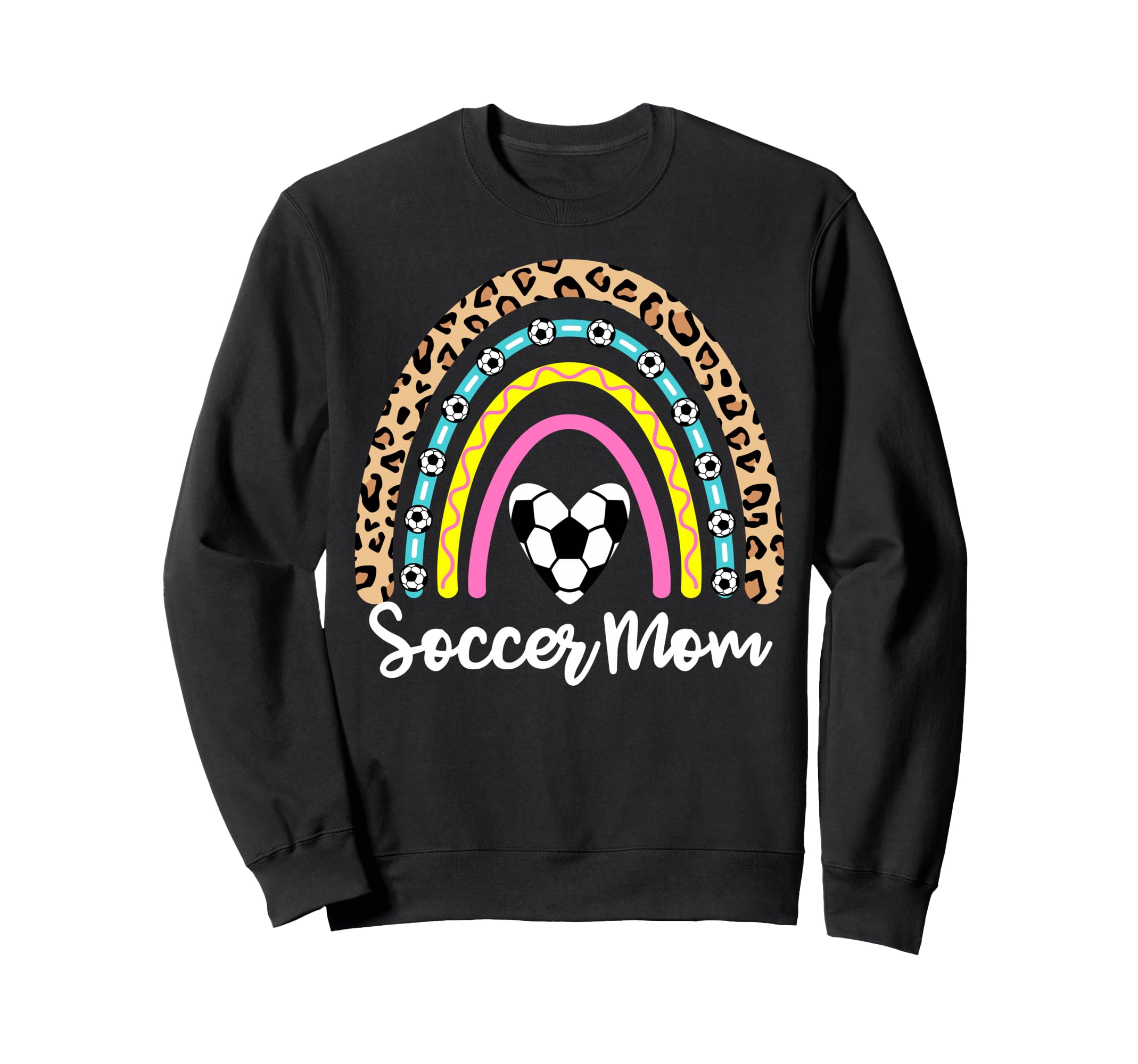 Soccer Mom Boho Rainbow Funny Sweatshirt - Custom Art Print Men Women - T-Shirt, Sweatshirt, Hoodie