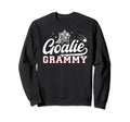 Ice Hockey Goalie Grammy Ice Hockey Sweatshirt - Graphic Print Men Women - T-Shirt, Sweatshirt, Hoodie