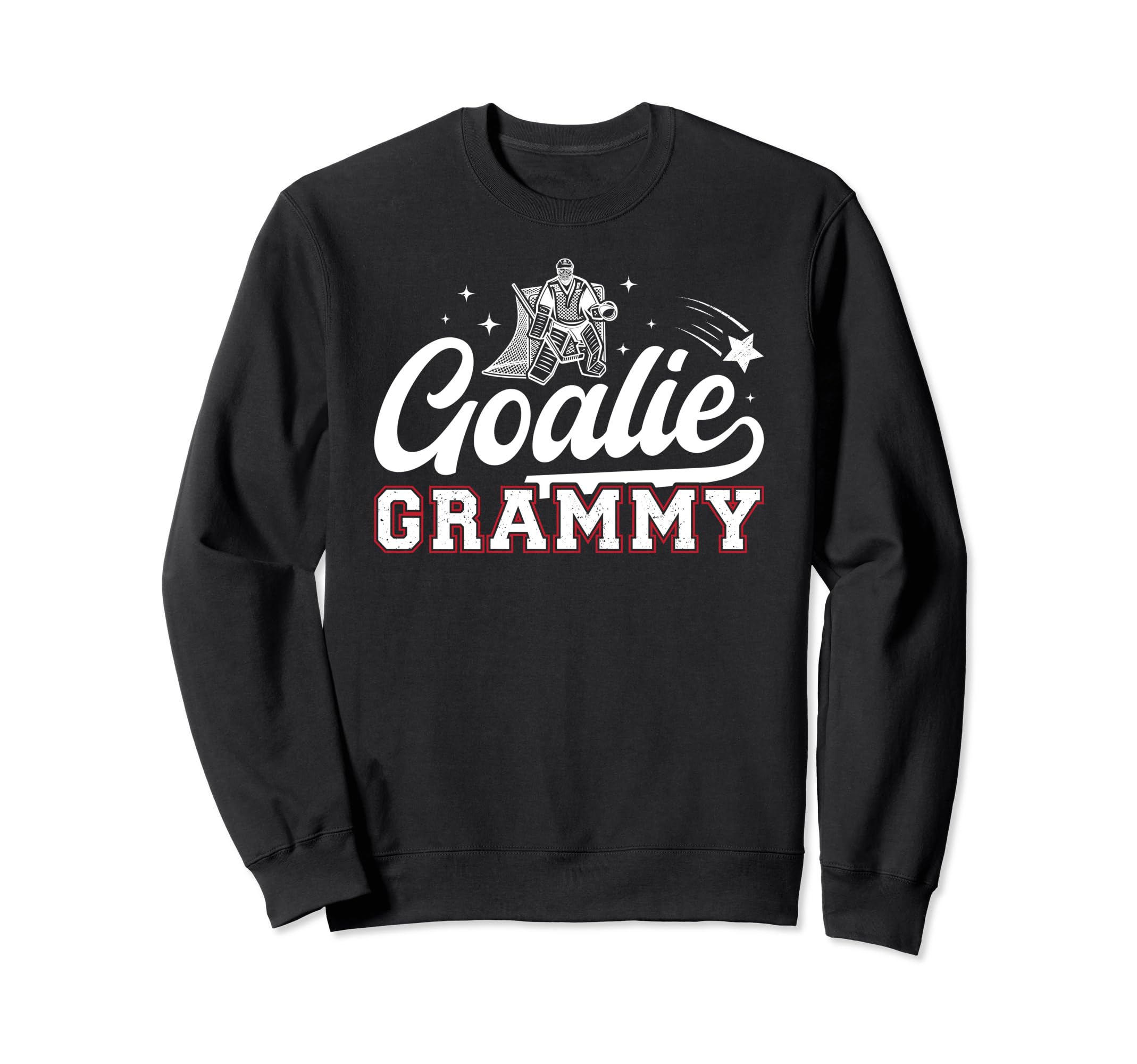 Ice Hockey Goalie Grammy Ice Hockey Sweatshirt - Graphic Print Men Women - T-Shirt, Sweatshirt, Hoodie
