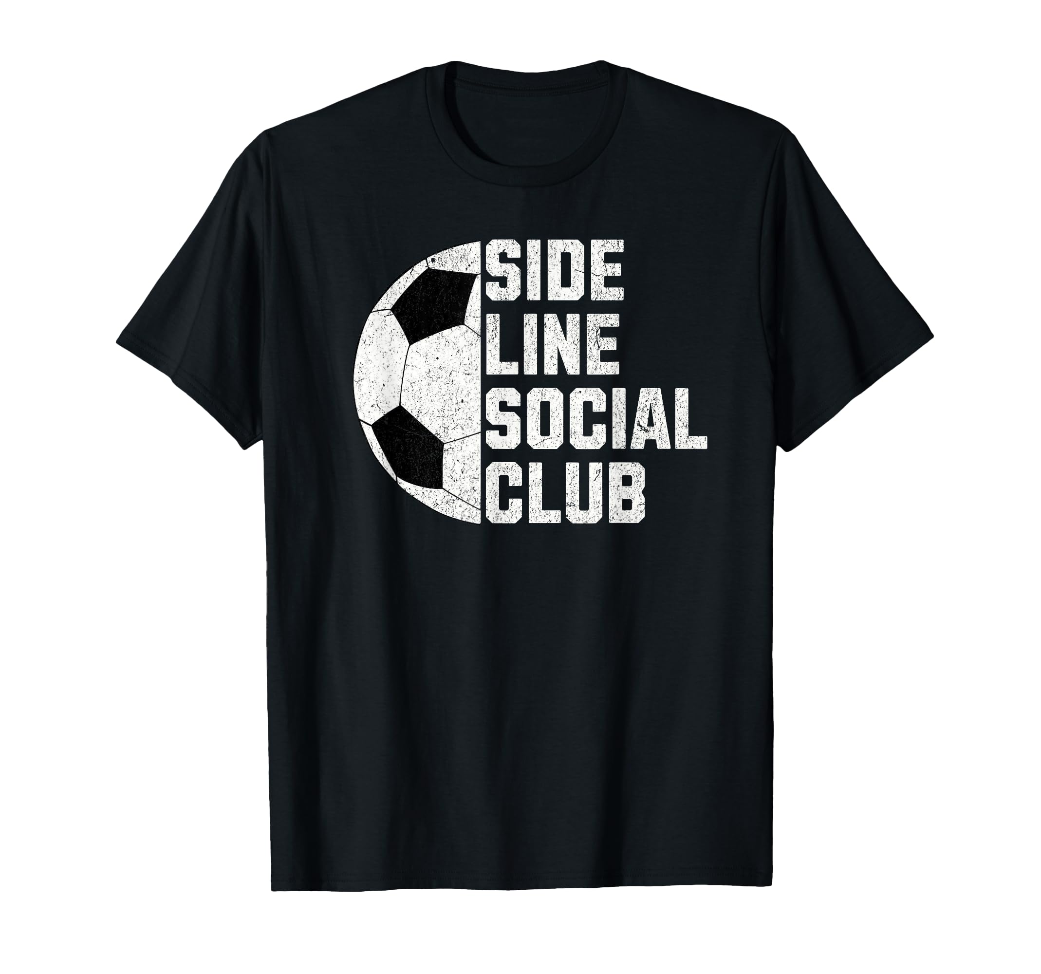 Sideline Social Club Funny Soccer T-Shirt - Custom Art Print for Adults - T-Shirt, Sweatshirt, Hoodie