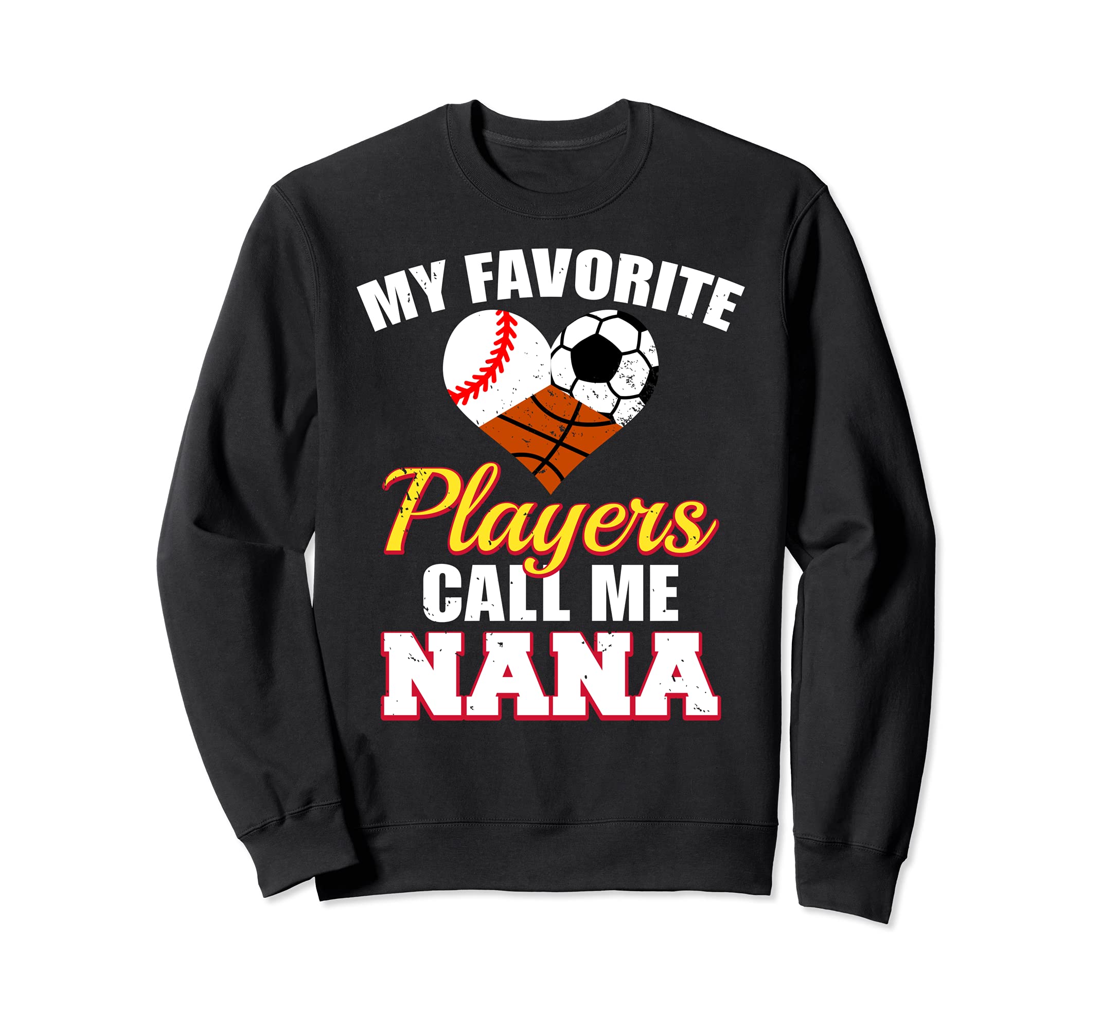 My Favorite Players Baseball Soccer Sweatshirt - Trendy Graphic for Adults - T-Shirt, Sweatshirt, Hoodie
