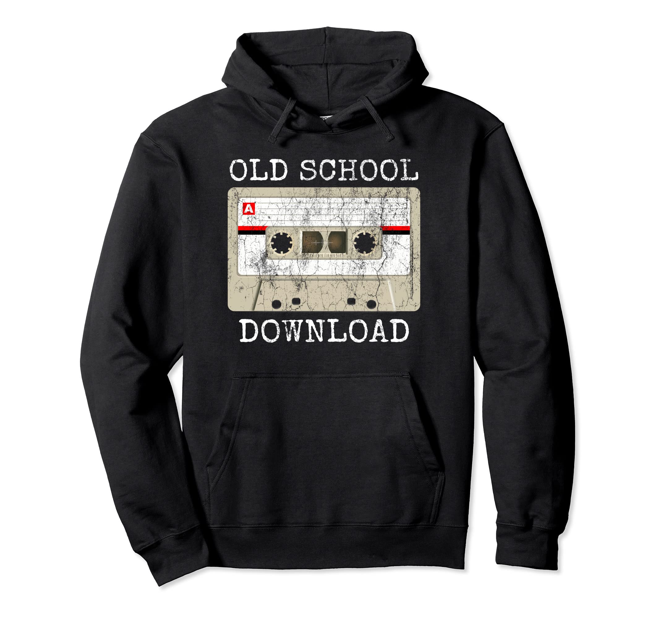 Original Old School Music Download Hoodie - Unique Graphic Men Women - T-Shirt, Sweatshirt, Hoodie
