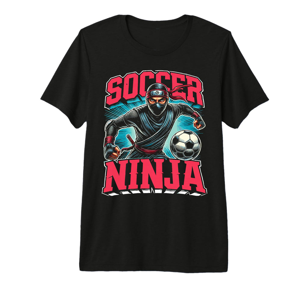 Soccer Goalkeeper Soccer Ninja T-Shirt - Fun Novelty Design for Adults - T-Shirt, Sweatshirt, Hoodie