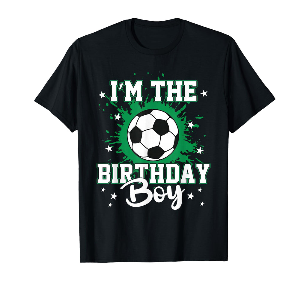 Soccer Ball Sports Birthday Party Im T-Shirt - Unique Graphic Men Women - T-Shirt, Sweatshirt, Hoodie