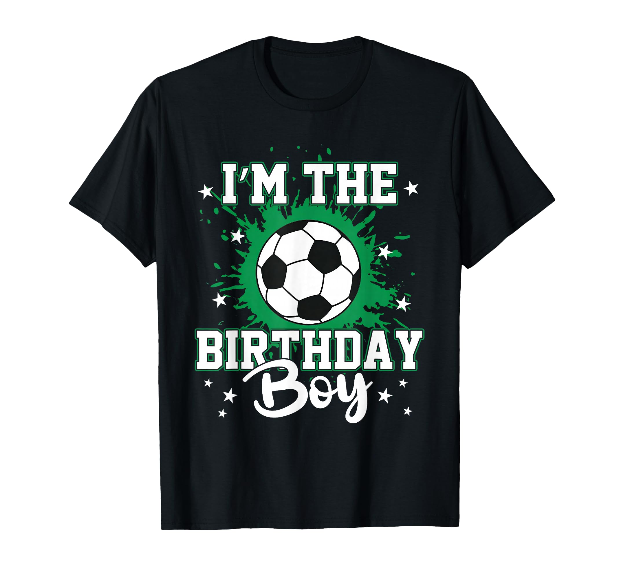 Soccer Ball Sports Birthday Party Im T-Shirt - Unique Graphic Men Women - T-Shirt, Sweatshirt, Hoodie