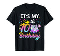 Roller Skate Its My 10Th Birthday 10 T-Shirt - Custom Art Print Unisex - T-Shirt, Sweatshirt, Hoodie