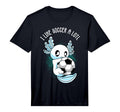 I Like Soccer Lotl Axolotl Football T-Shirt - Minimalist Print Men Women - T-Shirt, Sweatshirt, Hoodie