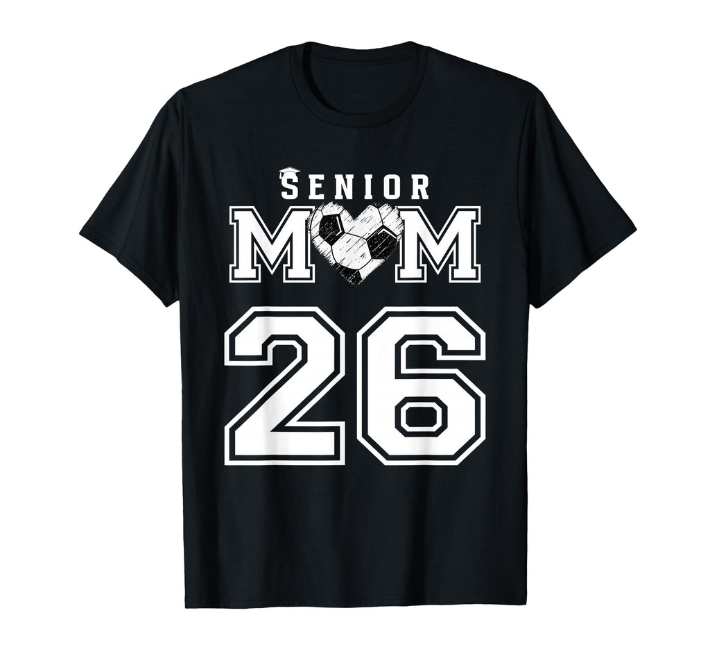 Proud Senior Soccer Mom Custom Jersey T-Shirt - Minimalist Print Unisex - T-Shirt, Sweatshirt, Hoodie