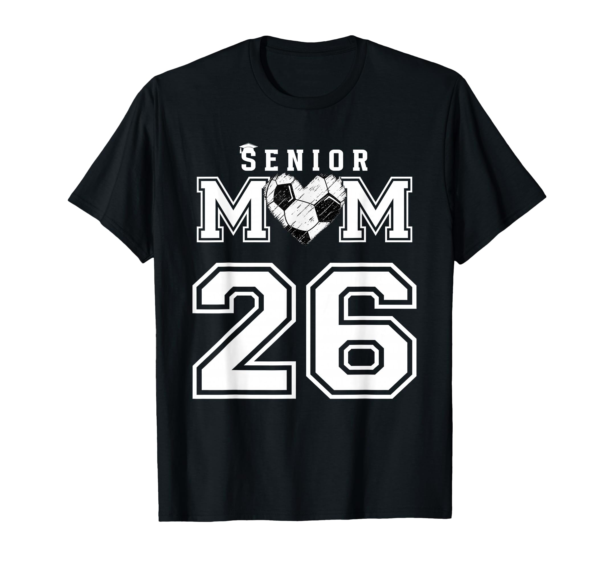 Proud Senior Soccer Mom Custom T-Shirt - Fun Novelty Design for Adults - T-Shirt, Sweatshirt, Hoodie