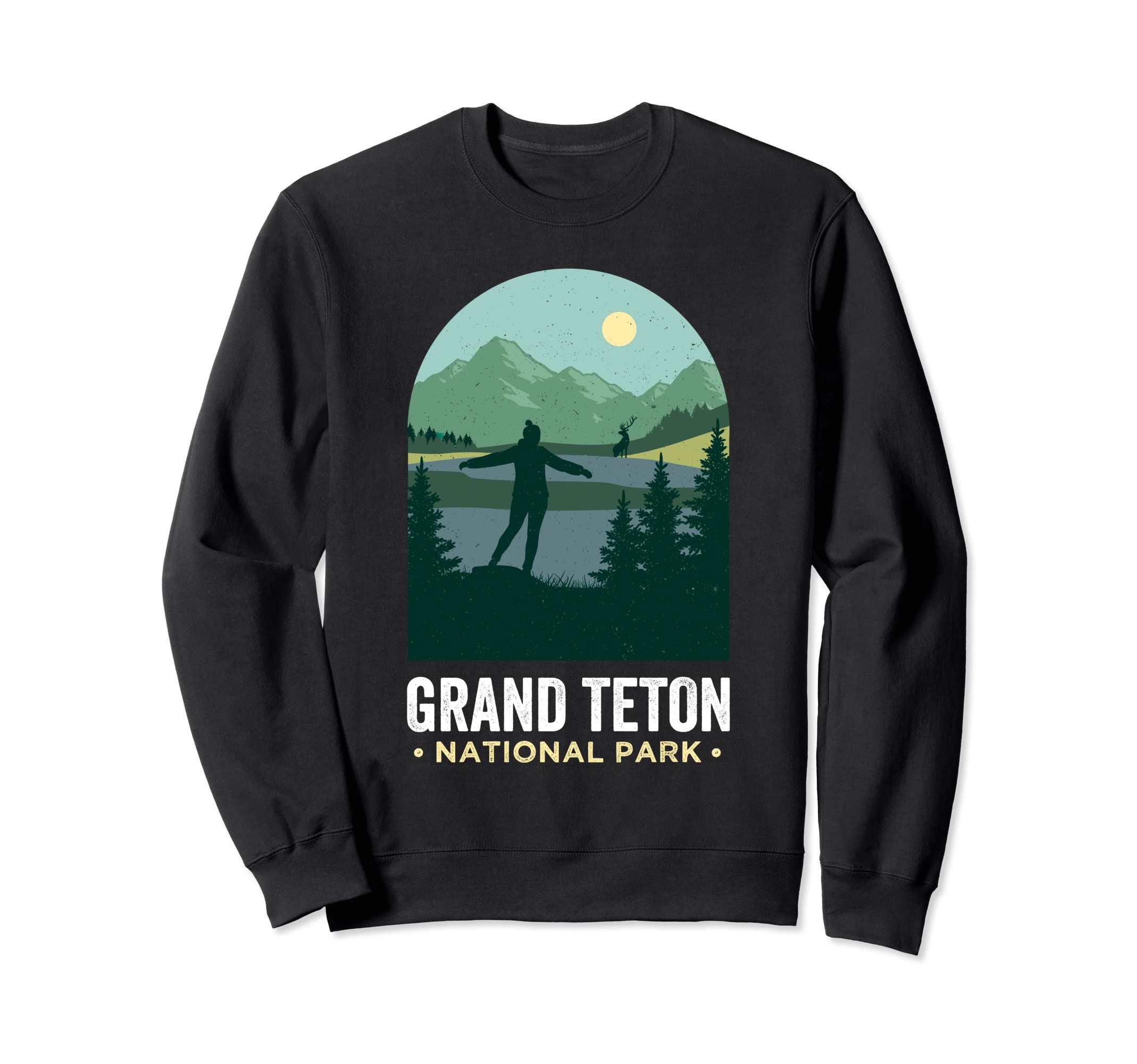 Grand Tetons Grand Teton Sweatshirt - Fun Novelty Design for Adults - T-Shirt, Sweatshirt, Hoodie