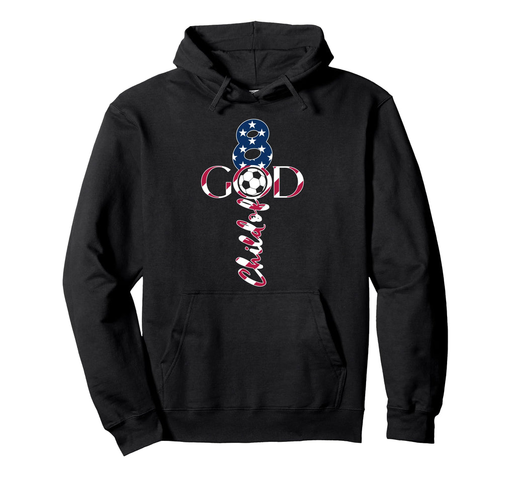 Jesus 8 Years Child God Soccer 8Th Hoodie - Custom Art Print Men Women - T-Shirt, Sweatshirt, Hoodie