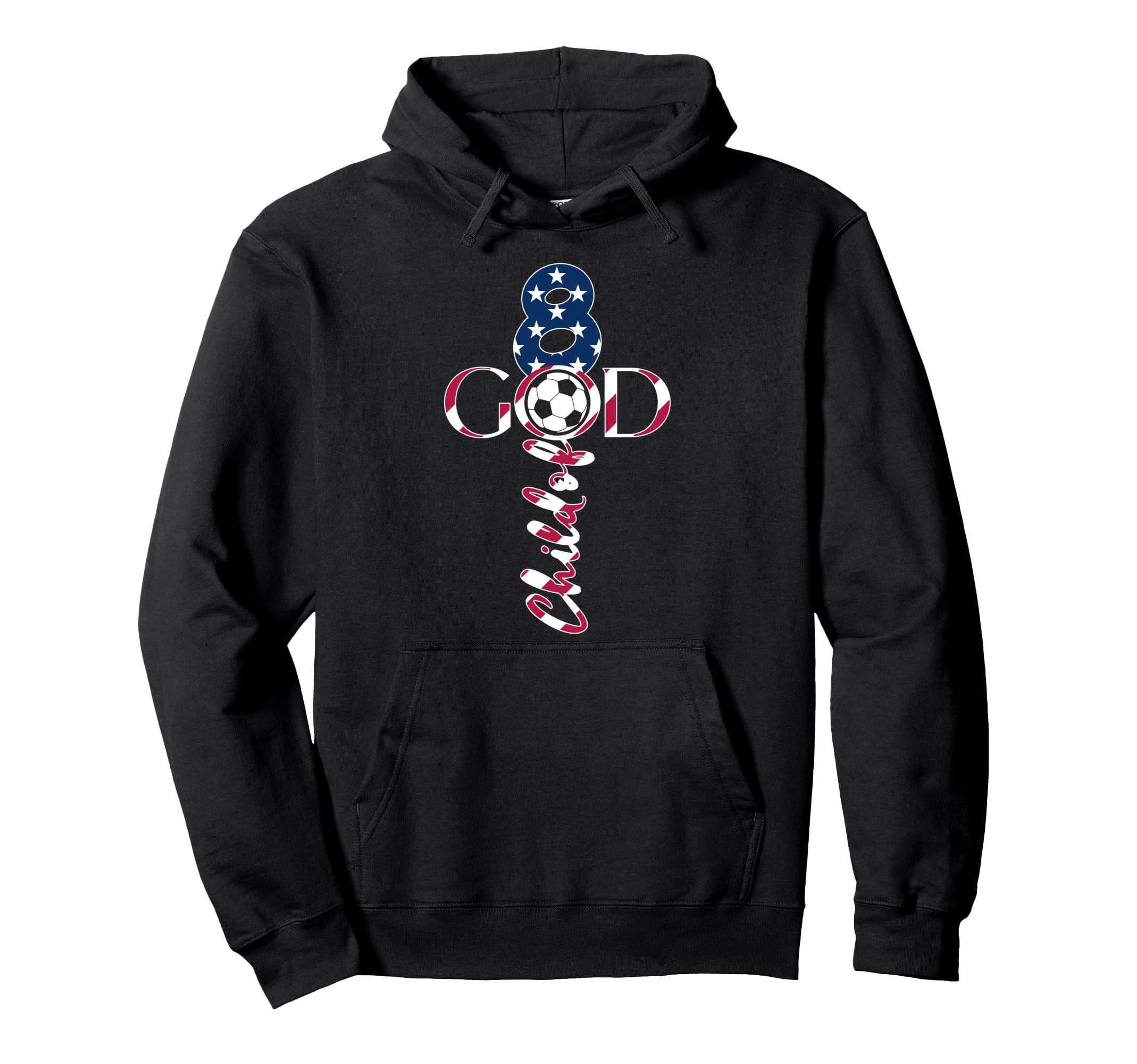 Jesus 8 Years Child God Soccer 8Th Hoodie - Custom Art Print Men Women - T-Shirt, Sweatshirt, Hoodie