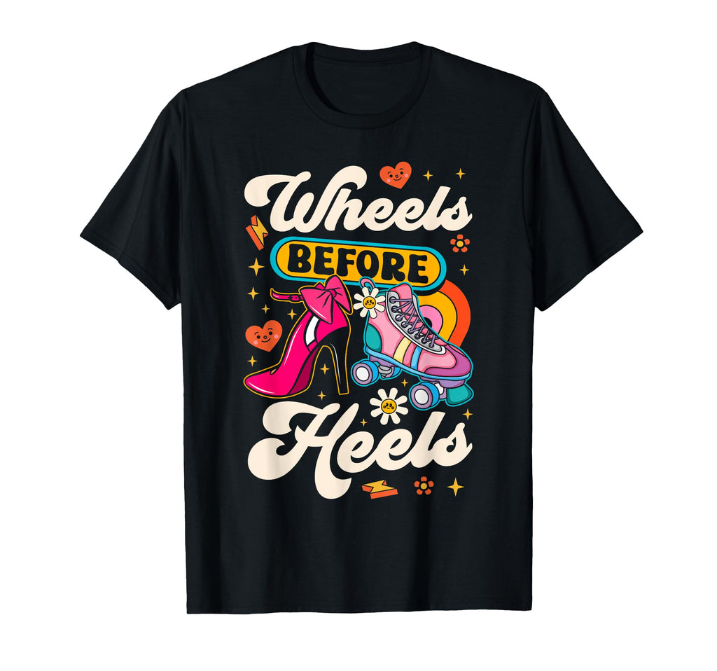 Roller Skating Skate 1970S Wheels Before T-Shirt - Graphic Print for Adults - T-Shirt, Sweatshirt, Hoodie