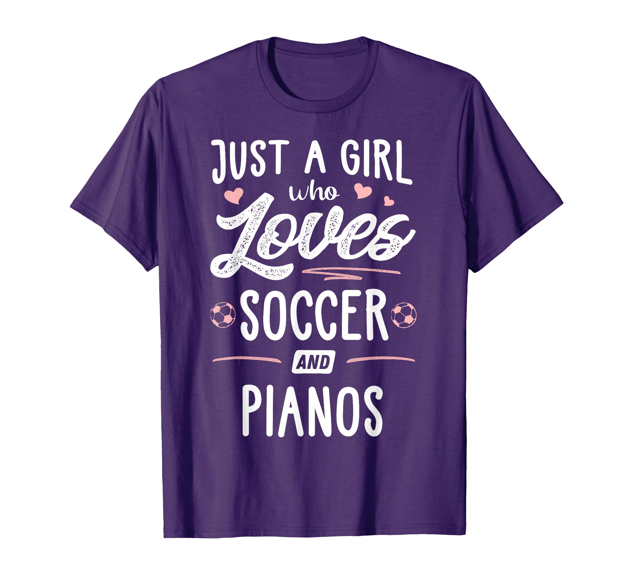 Just Who Loves Soccer And Pianos Gift T-Shirt - Minimalist Print for Adults - T-Shirt, Sweatshirt, Hoodie