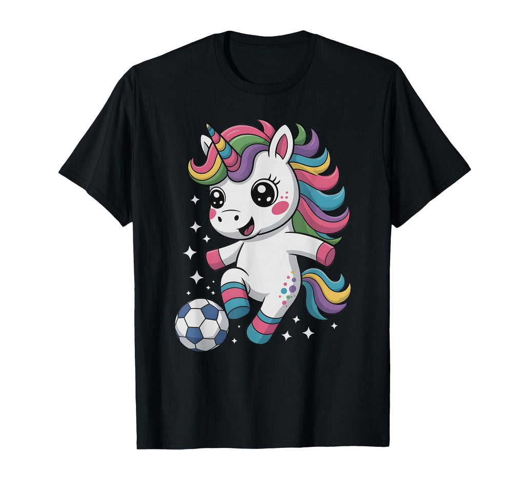 Kawaii Soccer Just Who Loves Unicorn T-Shirt - Novelty Apparel Unisex - T-Shirt, Sweatshirt, Hoodie