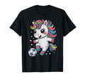 Kawaii Soccer Just Who Loves Unicorn T-Shirt - Novelty Apparel Unisex - T-Shirt, Sweatshirt, Hoodie