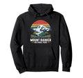 Mount Rainier National Park Adventure Hoodie - Minimalist Print for Adults - T-Shirt, Sweatshirt, Hoodie
