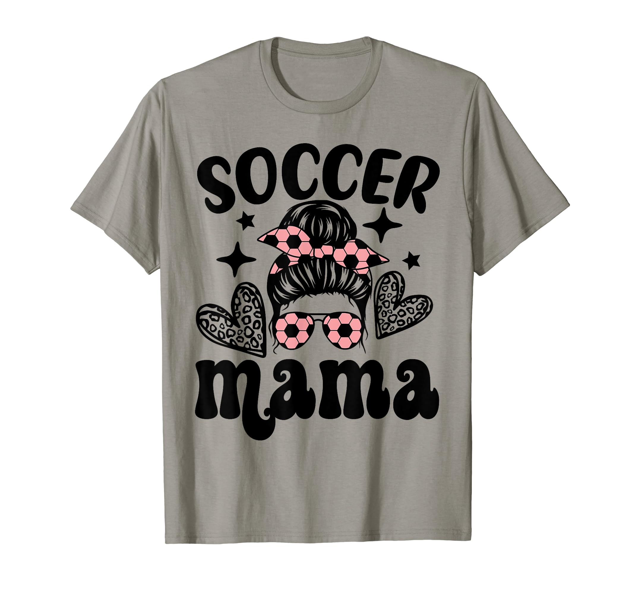 Soccer Mama Messy Bun Soccer Mothers T-Shirt - Streetwear Style Men Women - T-Shirt, Sweatshirt, Hoodie