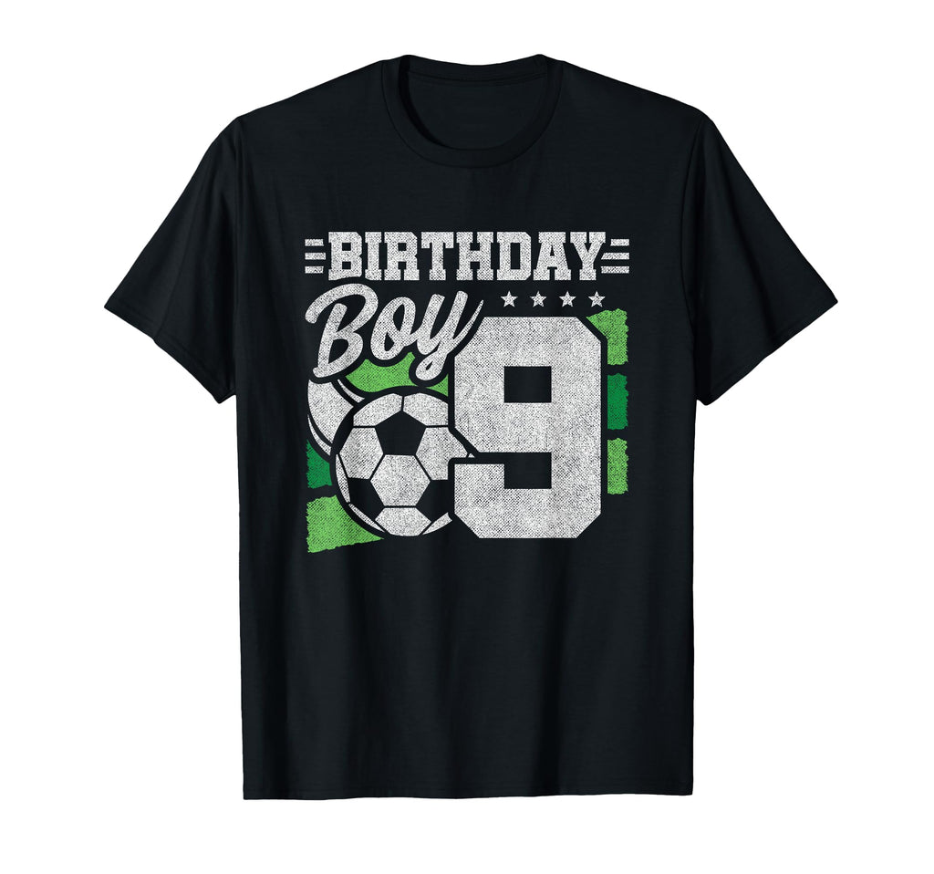9 Year Old Soccer Birthday 9Th T-Shirt - Casual Everyday Wear for Adults - T-Shirt, Sweatshirt, Hoodie