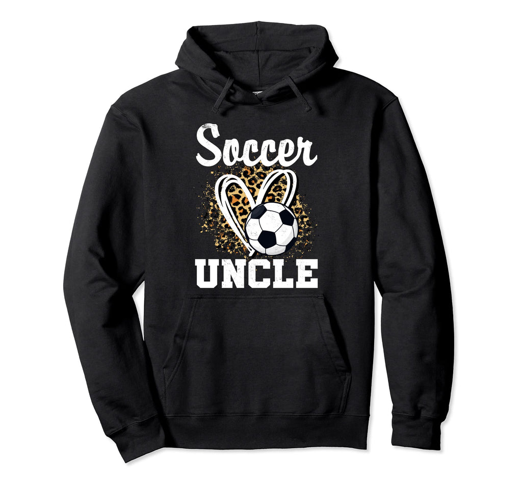 Soccer Uncle Leopard Heart Hoodie - Streetwear Style Unisex - T-Shirt, Sweatshirt, Hoodie