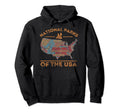 National Parks Usa Map Hiking Hoodie - Fun Novelty Design for Adults - T-Shirt, Sweatshirt, Hoodie