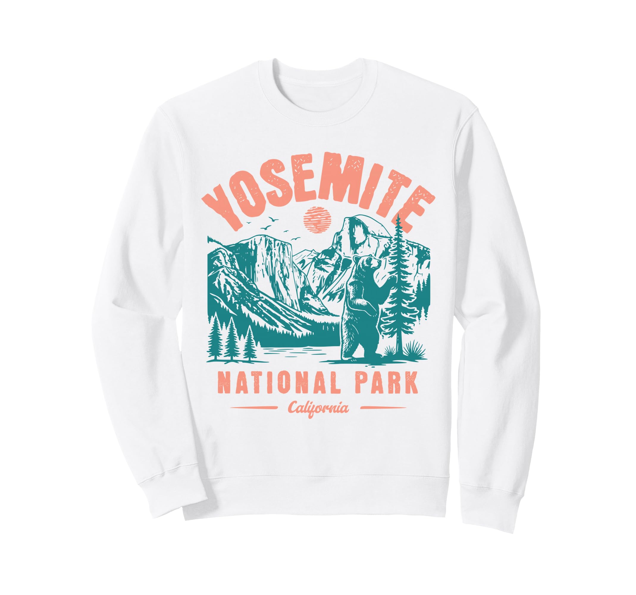 Yosemite National Park Caliornia Sweatshirt - Trendy Graphic for Adults - T-Shirt, Sweatshirt, Hoodie