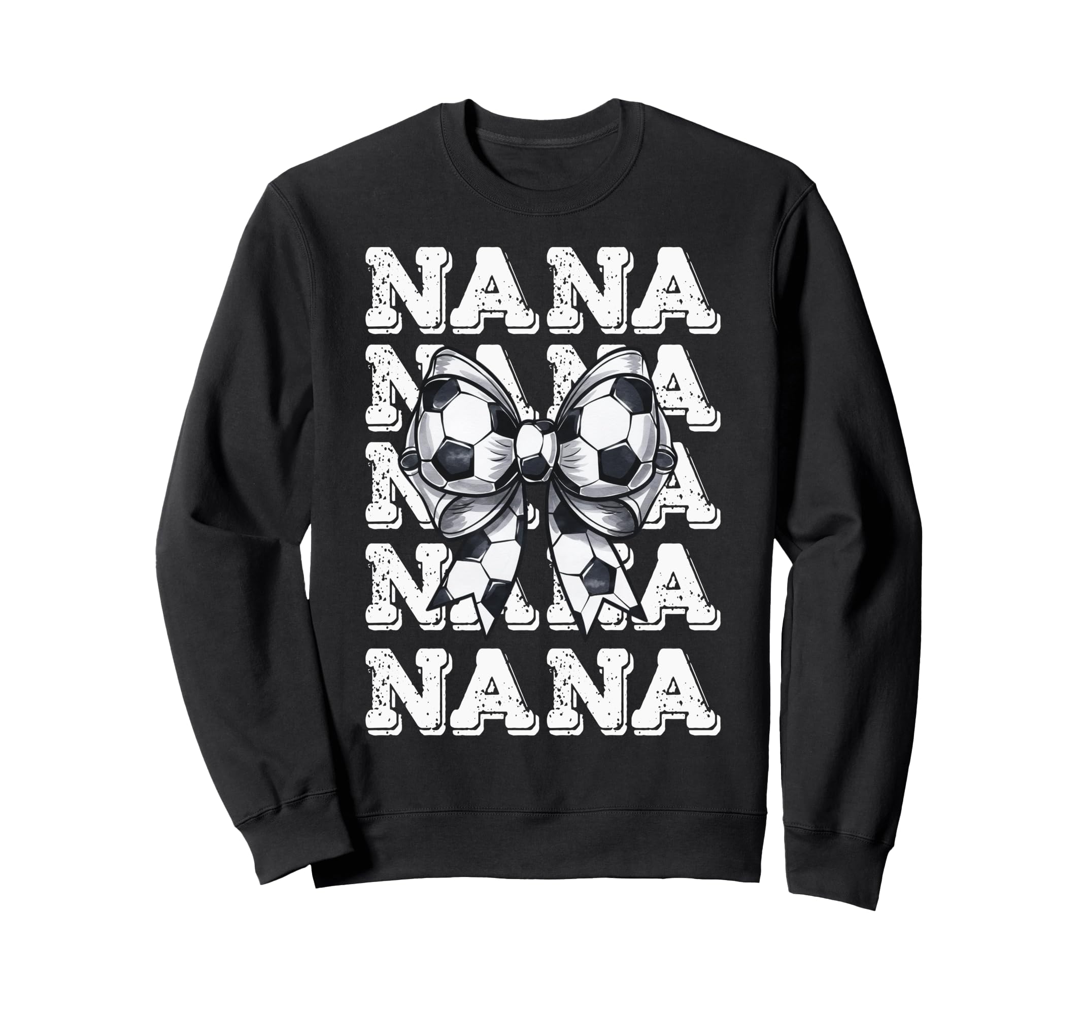 Coquette Soccer Nana Matching Family Bow Sweatshirt - Trendy Graphic Unisex - T-Shirt, Sweatshirt, Hoodie
