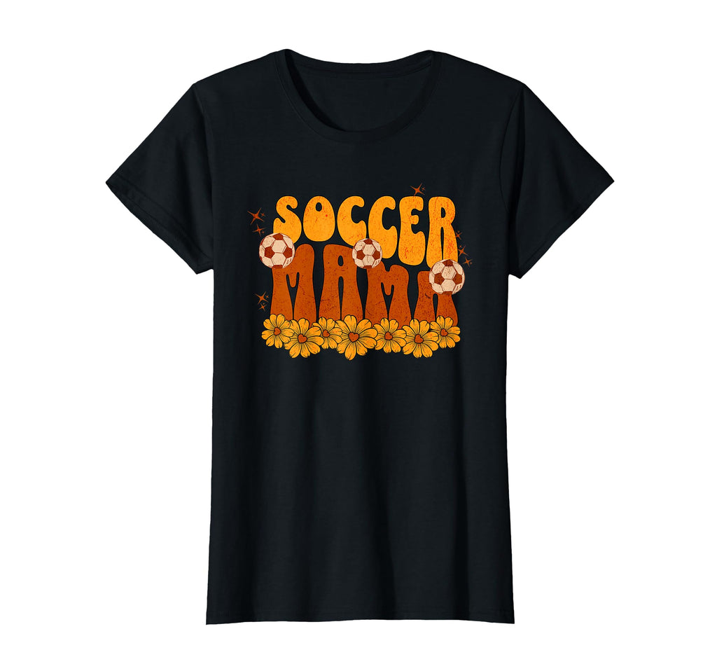 Proud Soccer Mom Flowers T-Shirt - Aesthetic Graphic Men Women - T-Shirt, Sweatshirt, Hoodie