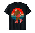 Bigfoot Roller Skating Sasquatch 80S Skater T-Shirt - Graphic Print Unisex - T-Shirt, Sweatshirt, Hoodie